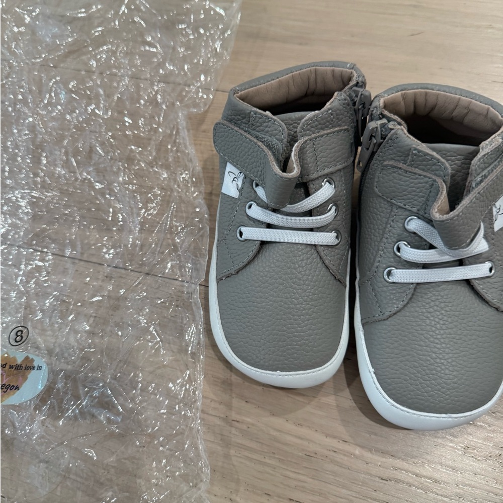 NWT Little Love Bug Gray High Top